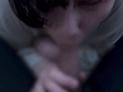 口の中に大量に射精されるショートヘア女子♡bloujob cuminmouth 6/16