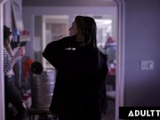 Closeted Teen Watches Lesbians Fuck At College Party 9/16