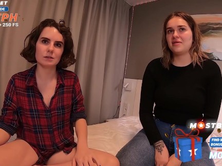 Threesome in Hotel Room After Strip Poker Game - Hot Action!