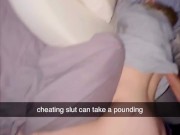 Nasty Cheating 18 Year old Run through in her Dorm on Snapchat- Alabama University part 2 11/16