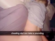 Nasty Cheating 18 Year old Run through in her Dorm on Snapchat- Alabama University part 2 8/16