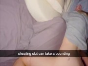 Nasty Cheating 18 Year old Run through in her Dorm on Snapchat- Alabama University part 2 9/16