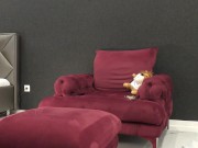 College Girls at Home No Underwear No Bra show Pussy and Ass with their Shaved Long Legs 14/16