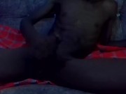 Massaging Big Black Horny Dick For Daddy 1/16