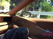 Behind the scenes blowjob and pussy play in the car POV - Ava Davis 4/16