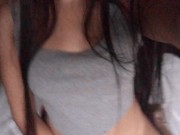 STEP-SISTER came to keep me company - we fucked and the bitch recorded it all 7/16