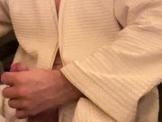 Cozy evening with daddy! Watching porn after the sauna! 4/16