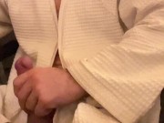 Cozy evening with daddy! Watching porn after the sauna! 7/16