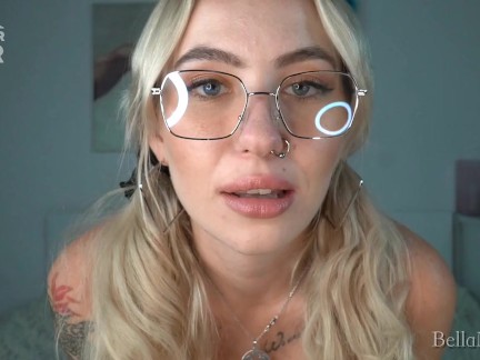College girl is practicing to give JOI on you