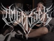 Stunning babe rides dick in a miniskirt / Angelssex 1/16