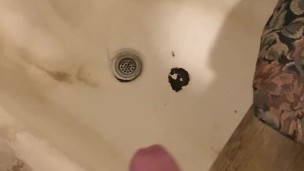 My virgin dick cums, I imagine getting into your sweet pussy