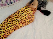 My sister's husband came to my room and fucked me. خواهرزن با مکالمه فارسی 1/16