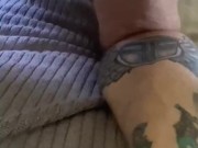 I GIVE HIM A PROSTATE MASSAGE WITH A VIBRATOR WHILE HE MILKS HIS COCK.( Massive Load) 12/16