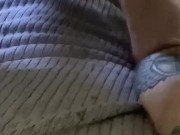 I GIVE HIM A PROSTATE MASSAGE WITH A VIBRATOR WHILE HE MILKS HIS COCK.( Massive Load) 15/16