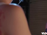 Inked Babe Rides Huge Dick After Blowjob 4/16