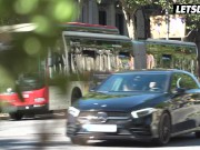 Busty Spanish Slut Amy Amor Has Her Tight Twat Rammed By Massive Cock - HORNY HOSTEL 1/16