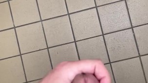 Shooting a load at an active public rest stop