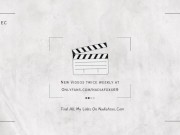 Catching your step sis masturbating in your bed leads to hard riding sex! 1/16