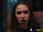 Steamy Lesbian Fuck Between Sexy Vampire And Apprentice 3/16