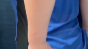 wet shirt edging in the shower