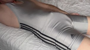 BWC College Boy Cums Handsfree in Wrestling Singlet 4k 60fps