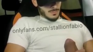 Flashing Cock in the Car