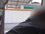 男２人に車内オナニー見つかり連続生挿入中出しされて逃げられた。濡れたオマンコをいきなり舐められ潮吹きも。 10/16