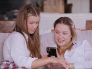 ULTRAFILMS Amazing lesbian couple Erika Eden and Olivia Sparkle having sex instead of studying 1/16