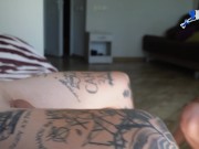 Schoolgirl paid the rent with her mouth instead of money / CUM IN MOUTH / FACIAL 6/16