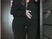 フェラ好き変態熟女の仁王立ち濃厚イラマチオ 3/16