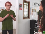 Interracial Cuckold Sex Scene With Brunette Angelina Moon 2/16