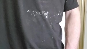 My uncut cock Pissing in a toilet with close up foreskin