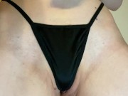 Stepsister shakes big ass in tiny T strings 7/16