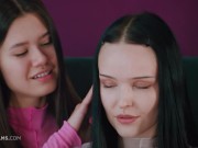 ULTRAFILMS Beautiful lesbian couple Evelin Elle and Amelia Riven satisfying each other in this video 2/16