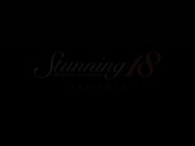 Solo performance of sexy maniac Anoushka E with glass dildo! 1/16