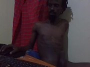 Solo Big Black Dick Masturbation