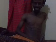 Solo Big Black Dick Masturbation 8/16