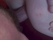 Her tight asshole couldn’t take his dick she just farts on it while trying to lose anal virginity 7/16