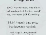 Bouncing my big round breasts in sheer lingerie 1/16