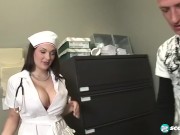 Big Tit Nurse Cums To Collect 16/16