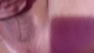 my girlfriend's friend fucks me in the ass and I come on her