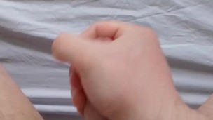 Quick wank before getting ready for work