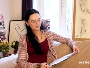 Ersties - Artistic Babe Plays With a Dildo to Orgasm 12/16