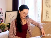 Ersties - Artistic Babe Plays With a Dildo to Orgasm 14/16