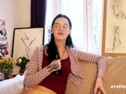 Ersties - Artistic Babe Plays With a Dildo to Orgasm 9/16