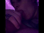 Texas Step Bitch SPITTING on it while sucking good god. I NUT EVERYWHERE IN FULL video 12/16