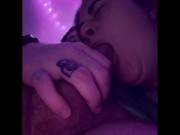 Texas Step Bitch SPITTING on it while sucking good god. I NUT EVERYWHERE IN FULL video 16/16