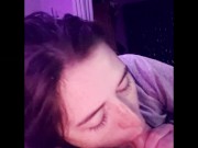 Texas Step Bitch SPITTING on it while sucking good god. I NUT EVERYWHERE IN FULL video 7/16