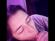 Texas Step Bitch SPITTING on it while sucking good god. I NUT EVERYWHERE IN FULL video 8/16