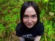 OMG! We were almost spotted during a blowjob! Fucking a tight pussy. Cum on her face 1/16